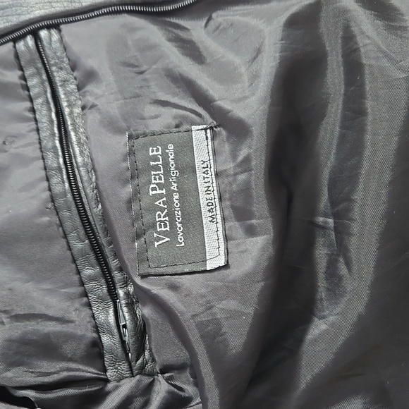 Italian Leather Moto Jacket - Picture 9 of 16